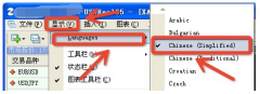 在“显示”---“language”栏？免费mt4软件